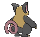 Grumpig back shiny animated