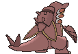 Armaldo back shiny animated
