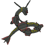 Rayquaza back shiny animated