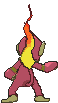 Monferno back shiny animated