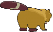 Bibarel back shiny animated