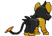Luxio back shiny animated