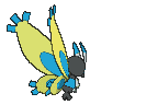 Mothim back shiny animated