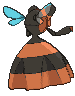 Vespiquen back shiny animated
