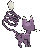 Glameow back shiny animated