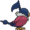 Chatot back shiny animated