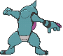 Toxicroak back shiny animated