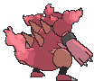 Magmortar back shiny animated