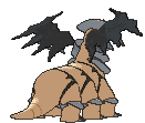 Altered Giratina back shiny animated