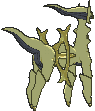 Normal Arceus back shiny animated