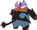 Emboar back shiny animated