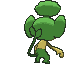 Pansage back shiny animated