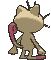 Meowth back shiny animated