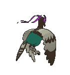 Unfezant back shiny animated
