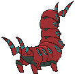 Scolipede back shiny animated