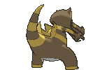 Krookodile back shiny animated