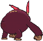 Standard Darmanitan back shiny animated