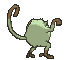 Mankey back shiny animated