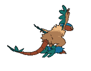 Archeops back shiny animated