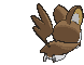 Emolga back shiny animated