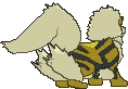 Arcanine back shiny animated