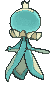 Male Frillish back shiny animated