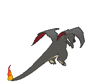 Charizard back shiny animated