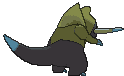 Fraxure back shiny animated