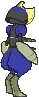 Bisharp back shiny animated