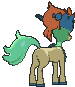 Ordinary Keldeo back shiny animated
