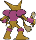 Alakazam back shiny animated