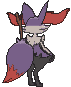 Braixen back shiny animated