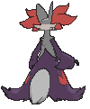 Delphox back shiny animated