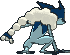 Frogadier back shiny animated