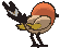 Fletchling back shiny animated