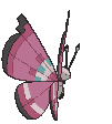Meadow Vivillon back shiny animated