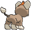 Litleo back shiny animated