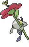 Red Floette back shiny animated