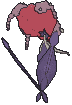 Red Florges back shiny animated