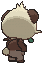 Pancham back shiny animated