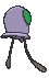 Tentacool back shiny animated