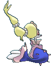 Primarina back shiny animated