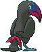 Toucannon back shiny animated