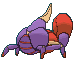 Crabrawler back shiny animated