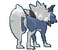Midday Lycanroc back shiny animated