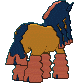 Mudsdale back shiny animated