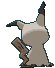 Disguised Mimikyu back shiny animated
