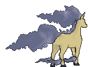 Rapidash back shiny animated