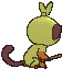 Grookey back shiny animated