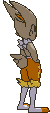 Cinderace back shiny animated